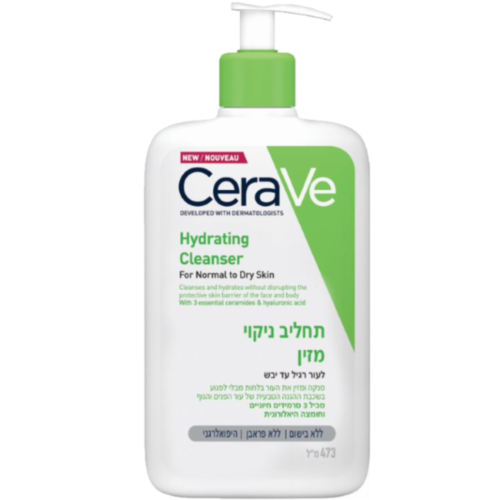 CERAVE תחליב ניקוי מזין לעור רגיל עד יבש