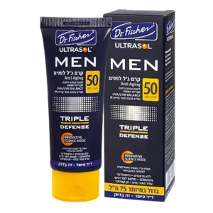 DR.FISCHER ULTRASOL קרם ג'ל לפנים SPF50 לגבר