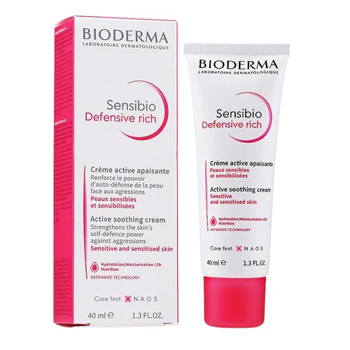 BIODERMA סנסיביו דיפנסיב קרם פעיל להרגעת עור רגיש