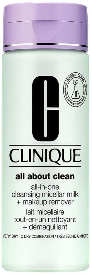 ALL ABOUT CLEAN חלב פנים עדין לניקוי ולהסרת איפור לעור יבש עד מעורב