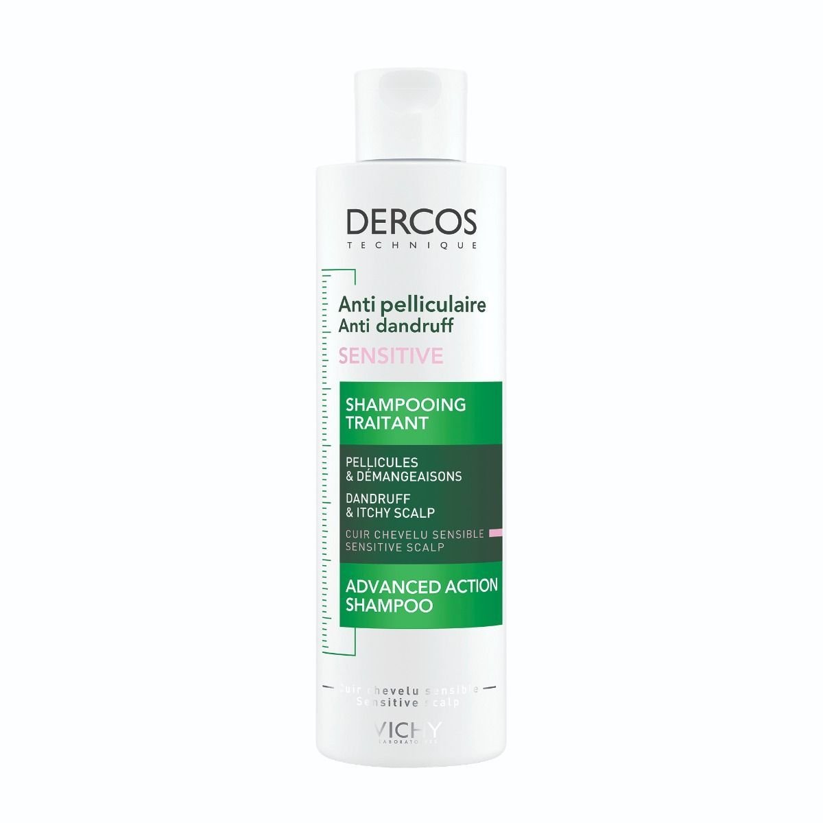 VICHY DERCOS שמפו נגד קשקשים לקרקפת רגישה