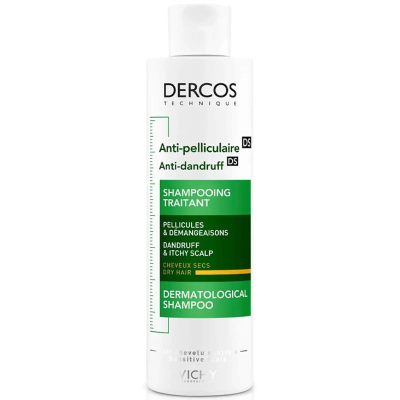 VICHY DERCOS שמפו נגד קשקשים לשיער יבש
