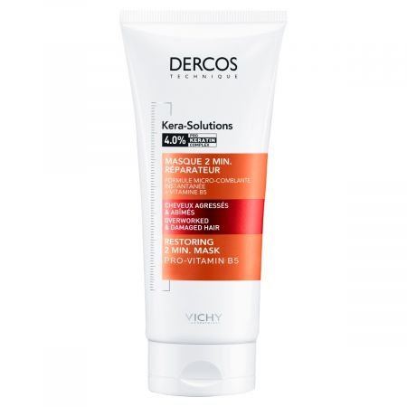 VICHY DERCOS KERA-SOLUTIONS מסכה משקמת ב-2 דקות לשיער פגום