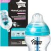 בקבוק אנטי-קוליק כחול 0m+ של טומי טיפי מסדרת Tommee Tippee Advanced Anti-Colic - Image 5