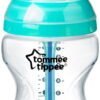 בקבוק אנטי-קוליק כחול 0m+ של טומי טיפי מסדרת Tommee Tippee Advanced Anti-Colic - Image 6