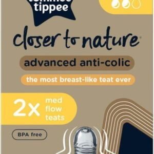 פטמות לבקבוק אנטי קוליק זרימה בינונית Tommee Tippee