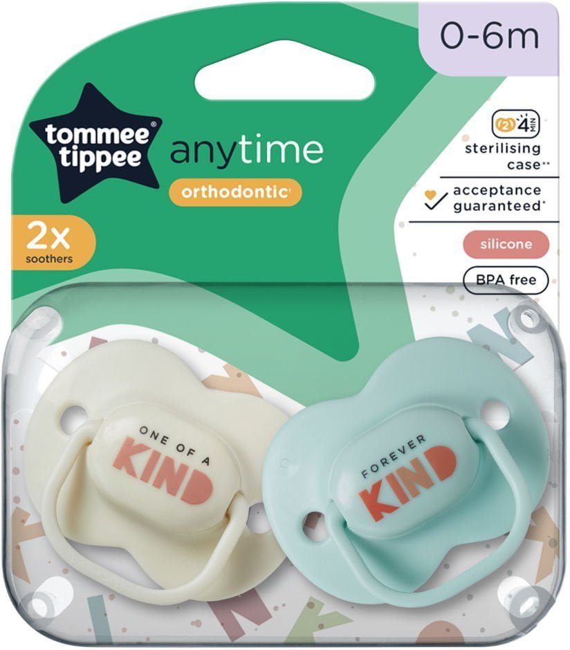 הכי טבעי מוצצים סיליקון 0-6 Tommee Tippee