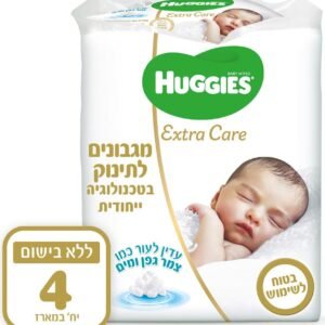 מגבונים לחים לתינוק עדין לעור כמו צמר גפן ומים