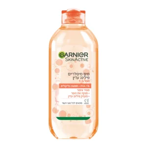 GARNIER מים מיסלריים פילינג עדין לכל סוגי העור