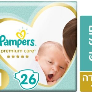 פמפרס פרימיום אריזת התנסות מידה 1 2-5 ק"ג