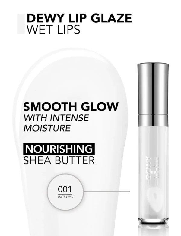 Flormar Dewy Lip Glaze 001 Wet Lps
